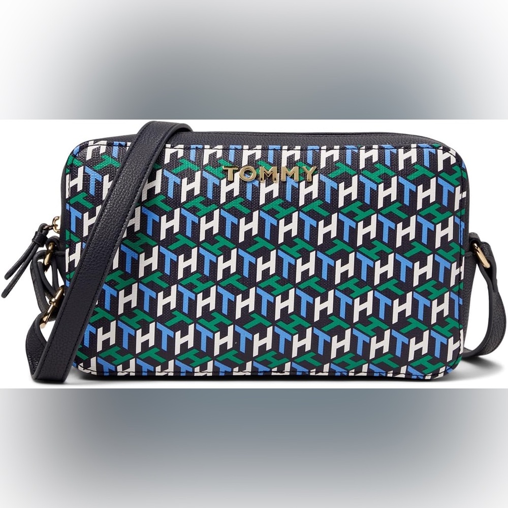 Tommy Hilfiger Melissa ll Camera
Crossbody, blue/green, NWT